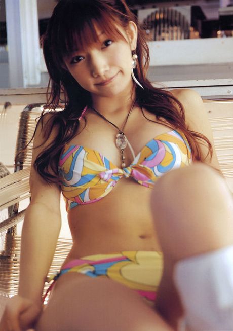 Stacked asian idol with milky white skin and big round boobs