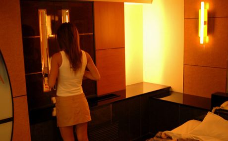 Naughty slut Mao showers and gets ready for a full night of fucking and sucking